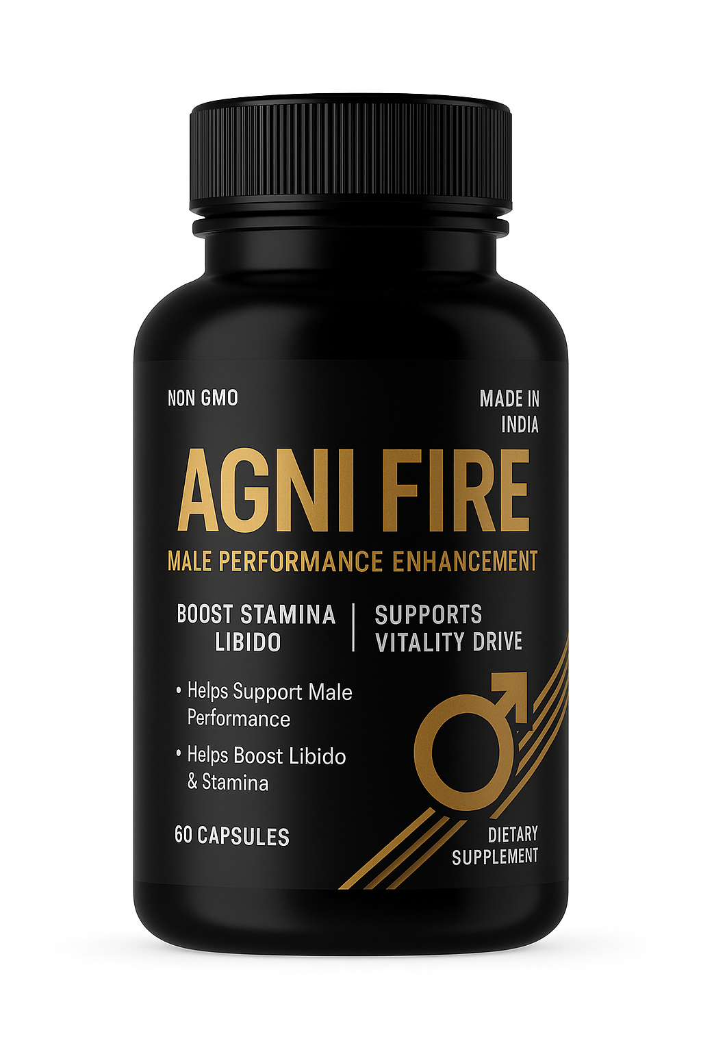AGNI FIRE Ayurvedic Vitality • Modern Strength Herbal support for stamina & male wellness Rooted in tradition, crafted for today