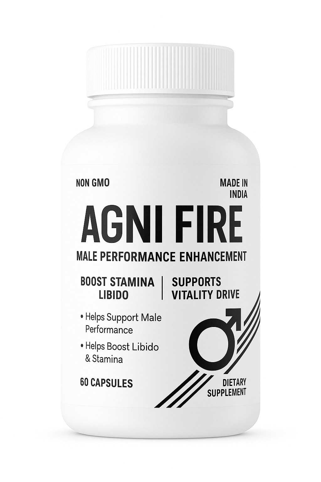 AGNI FIRE Ayurvedic Vitality • Modern Strength Herbal support for stamina & male wellness Rooted in tradition, crafted for today
